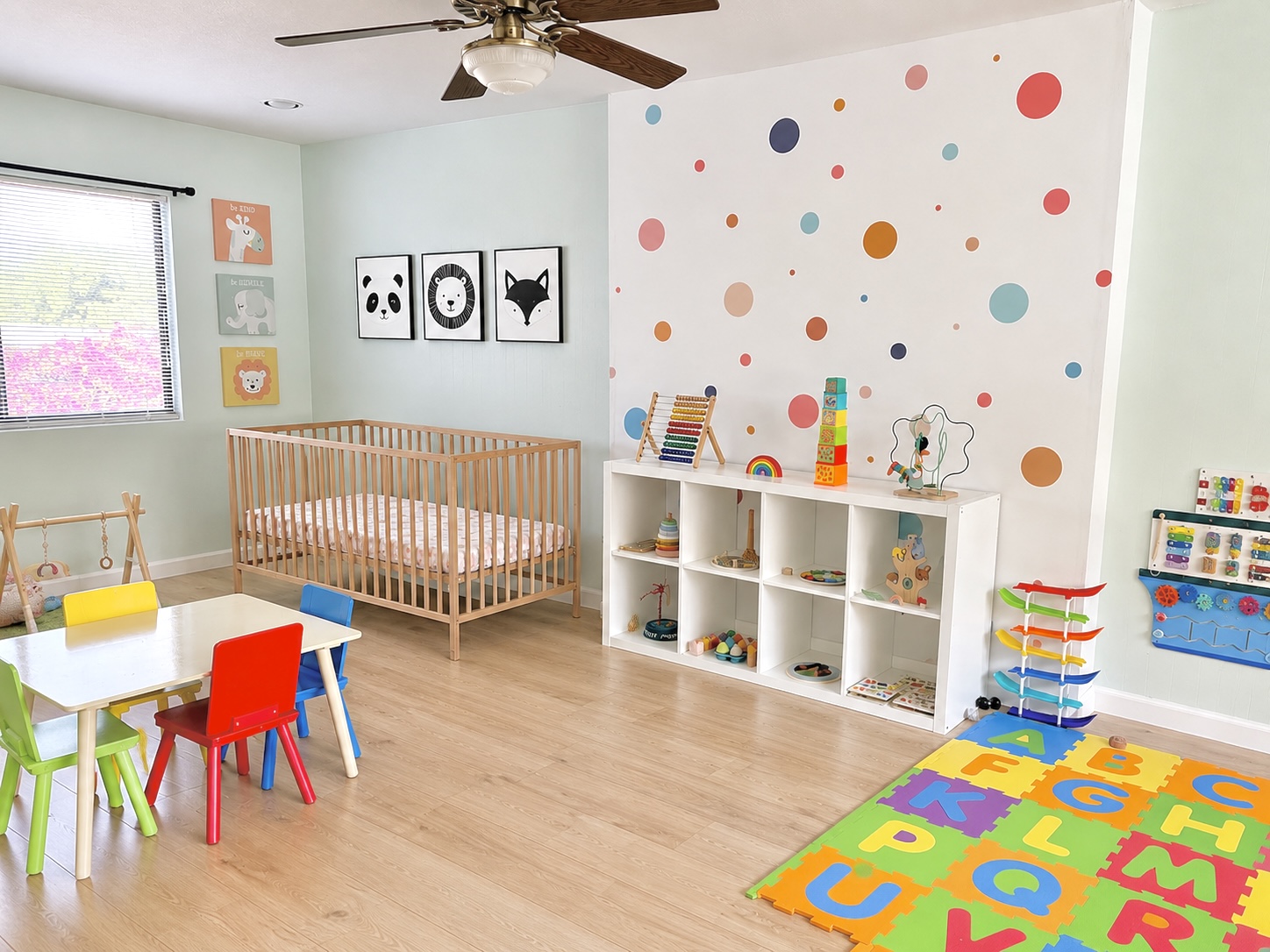 Full daycare classroom