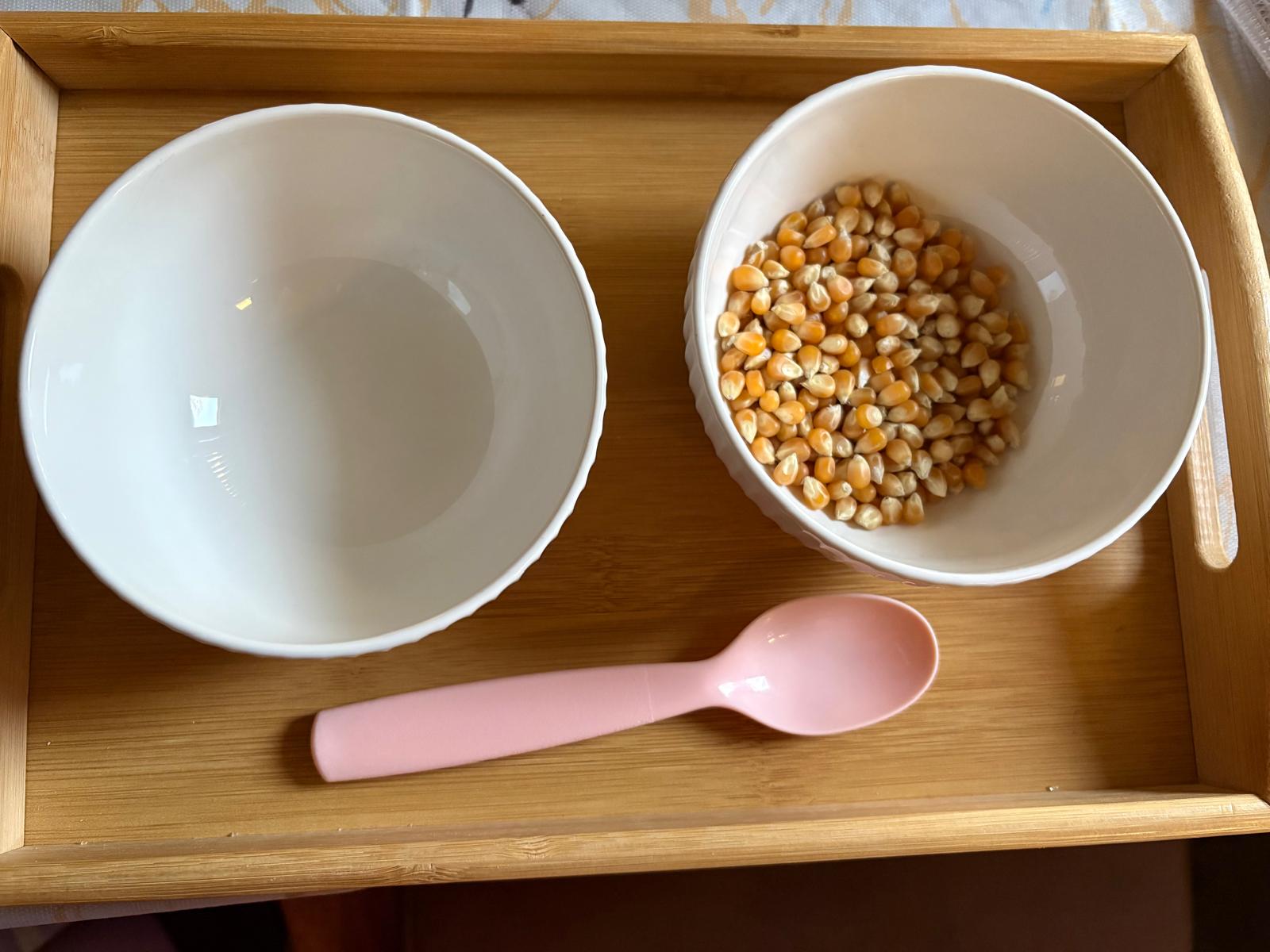 Sensory pouring activity