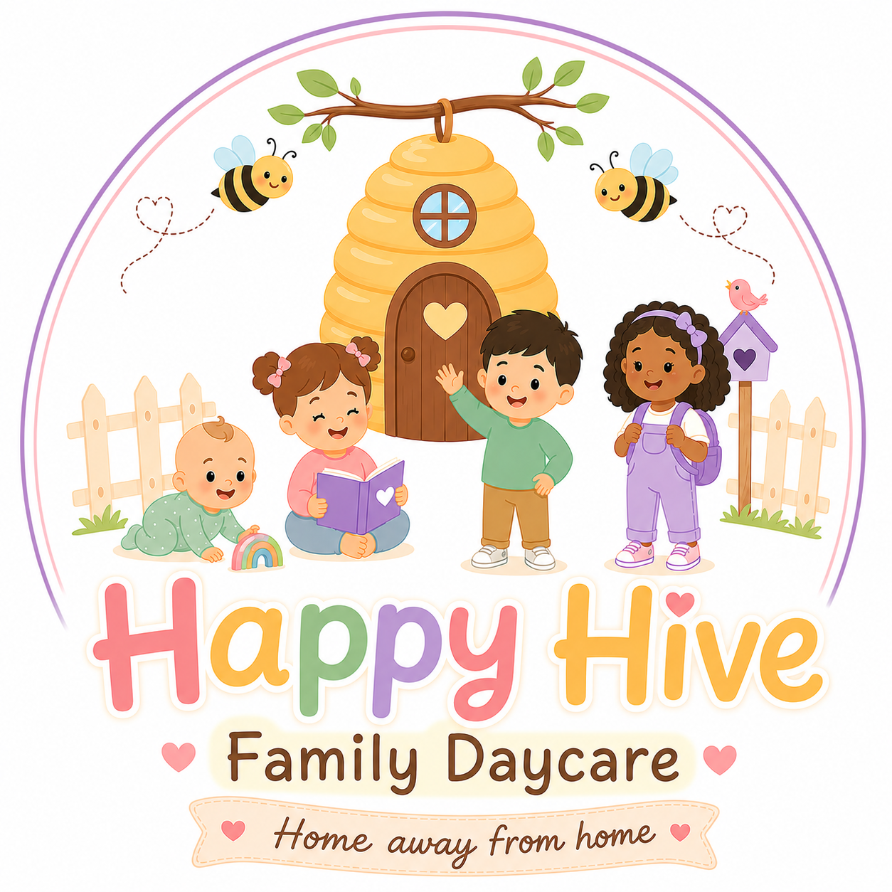 Happy Hive Family Daycare logo
